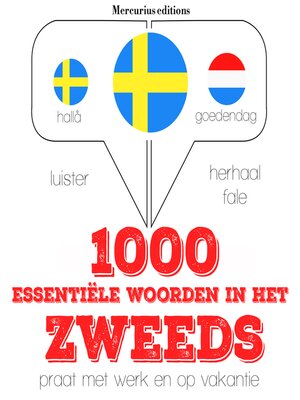 cover image of 1000 essentiële woorden in het Zweeds